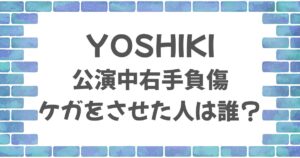 YOSHIKIをケガさせた人は誰？